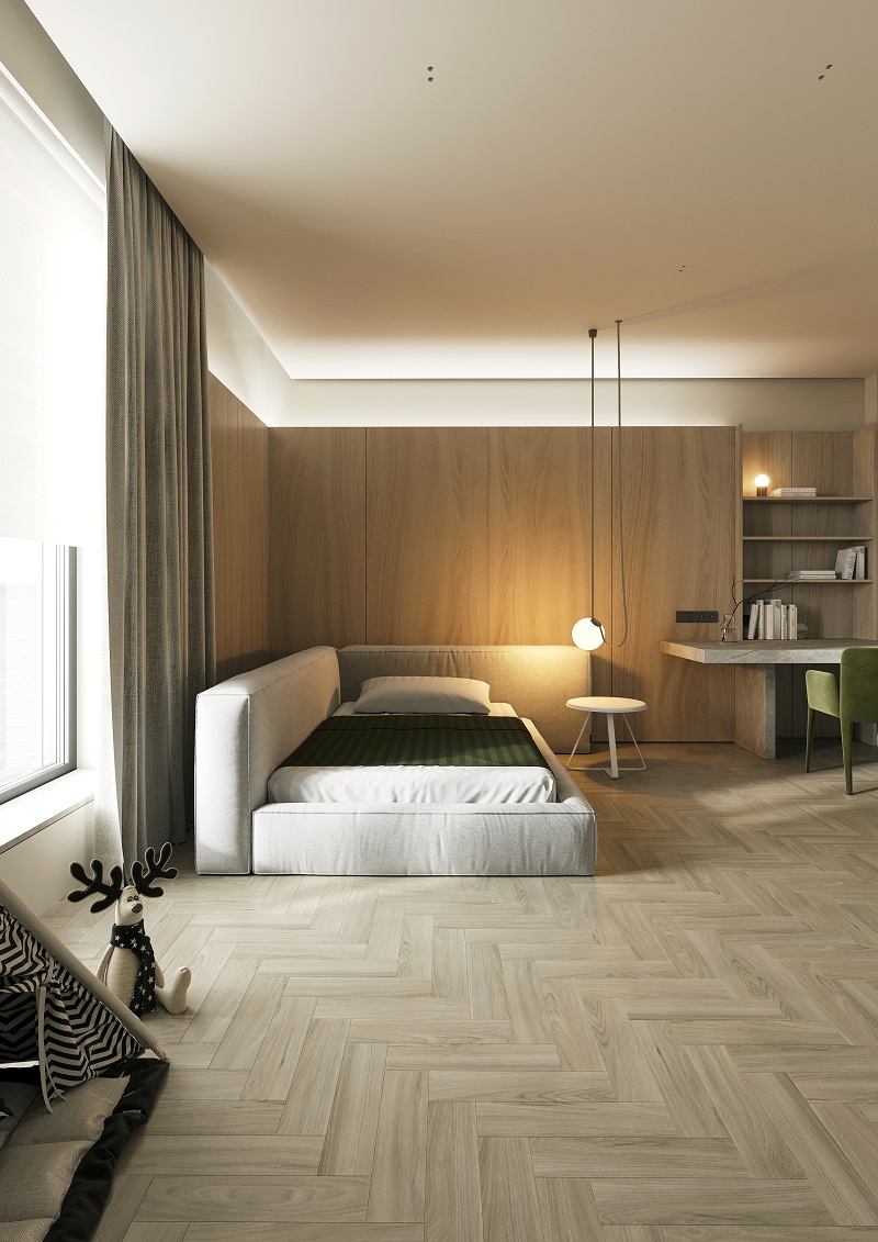 Кварцевый ламинат Fargo Herringbone Вяз Оксфорд 44-2101-05 