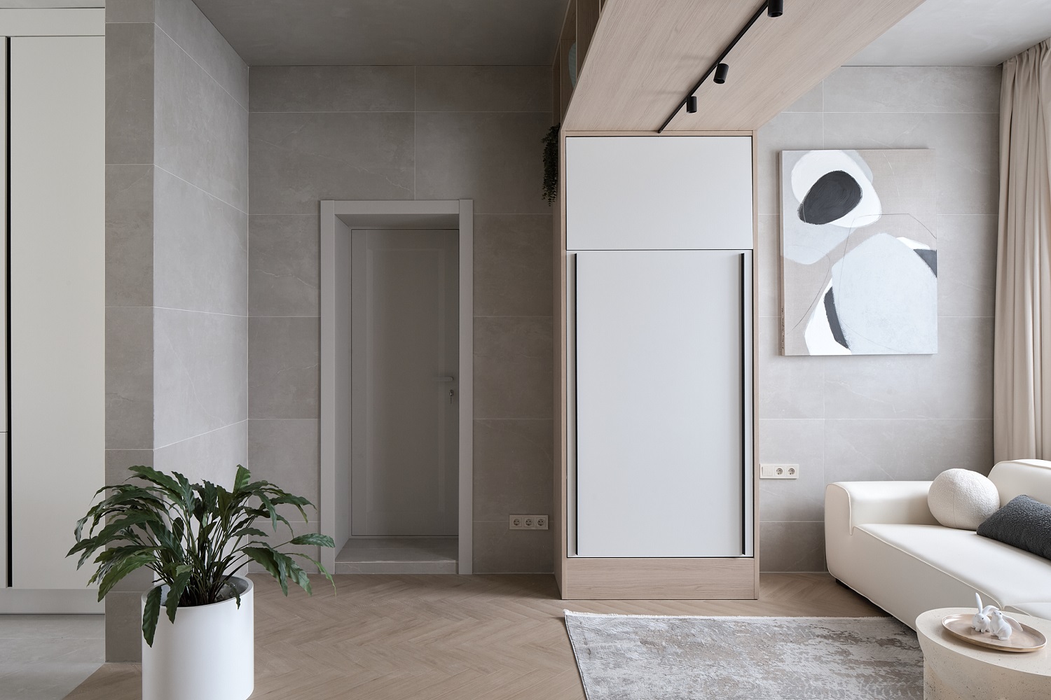 Кварцевый ламинат Fargo Herringbone Дуб Аттика 44-88174-003 