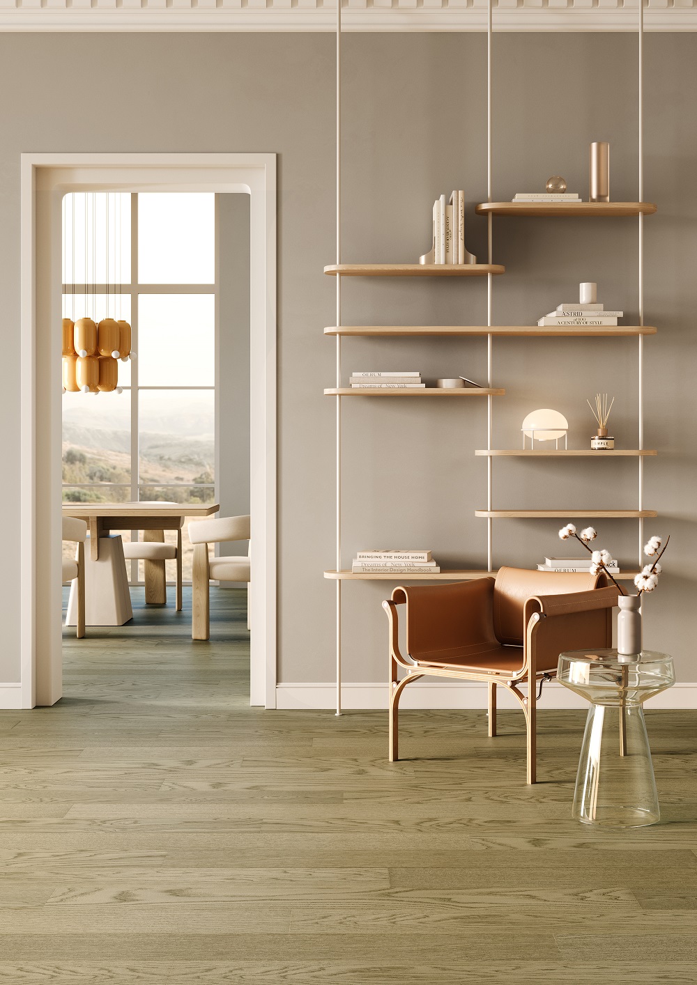 Кварцевый паркет Quartz Parquet Классик Дуб Флэт Уайт 1258-55 5/0.6