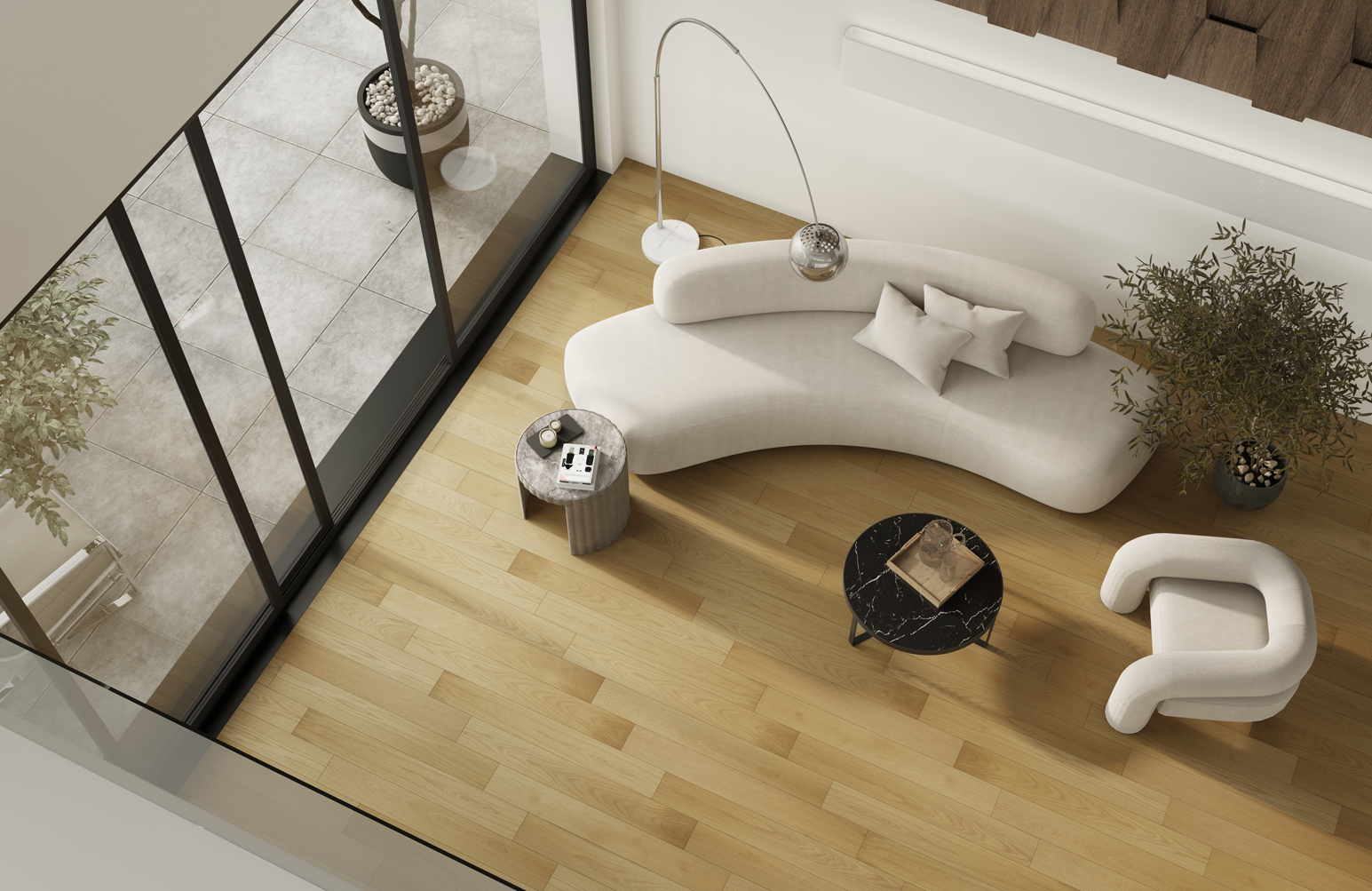 Кварцевый паркет Quartz Parquet Классик Дуб Медовый Раф 463 7/1.2