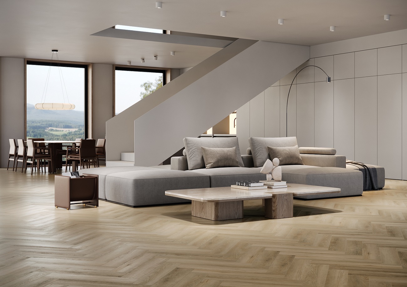 Кварцевый ламинат Home Expert Parquet Дуб Хьюго 33-6191-1